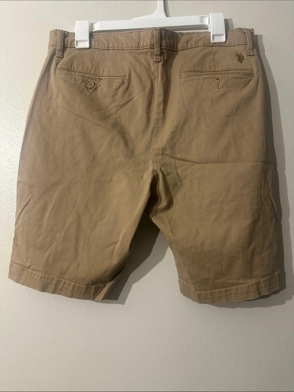 U.S. POLO ASSN. Classic Men's Khaki Shorts S W34